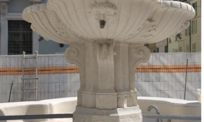 Fontana di piazza Sant'Alessandro, terminato il restauro