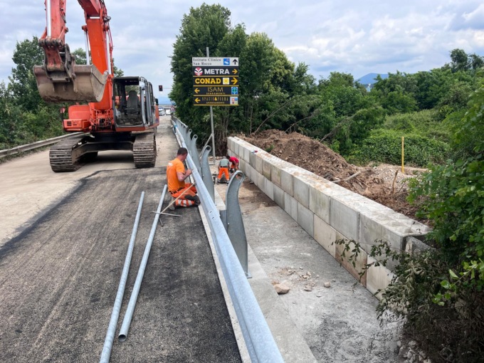 La Sp510 a Gussago riapre questa sera