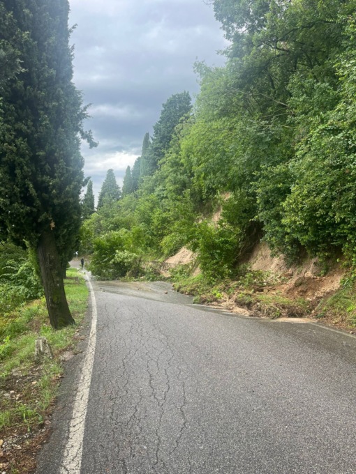 Salò, Gardesana chiusa a causa del maltempo