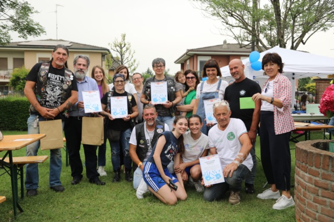 Alpini e bikers in moto per la solidarietà