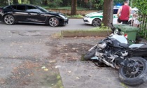 Scontro auto moto a Palazzolo sull'Oglio, 43enne in ospedale