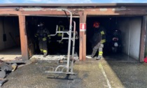 Incendio in un garage a Rudiano domato dai Vigili del Fuoco