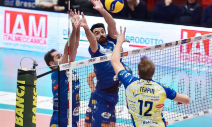 Alex Erati dell'Atlantide Pallavolo Brescia tra i migliori centrali di A2