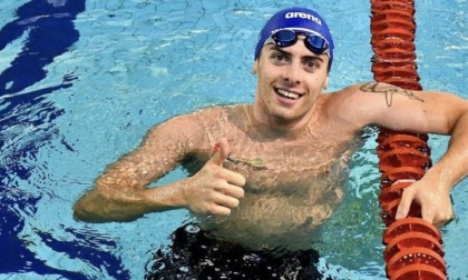 Il nuotatore Federico Bicelli si prepara alla competizione mondiale