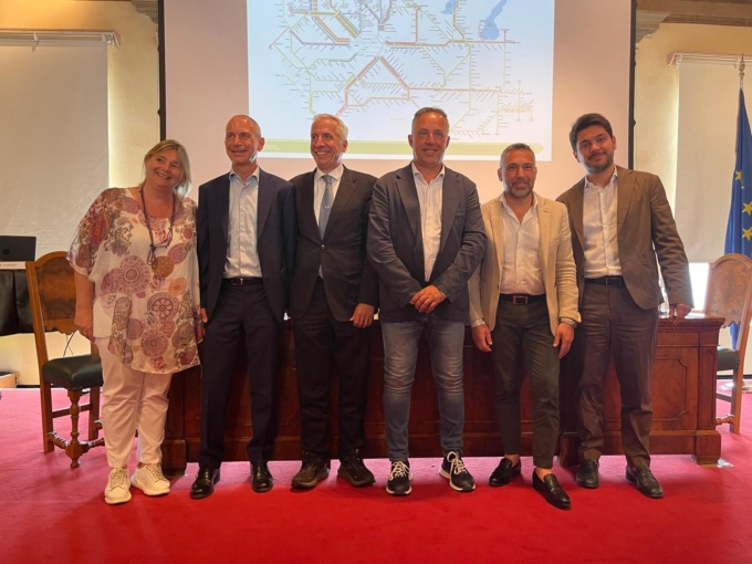 L’assessore Franco Lucente questa mattina sul Garda per parlare di Trasporto Pubblico Locale