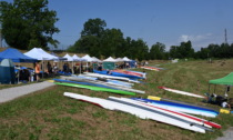 Canoa e sup protagoniste al Parco delle Cave di Brescia