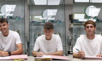 Feralpisalò: Armati, Gualandris e Guarneri firmano il loro primo contratto da professionisti