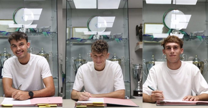 Feralpisalò: Armati, Gualandris e Guarneri firmano il loro primo contratto da professionisti