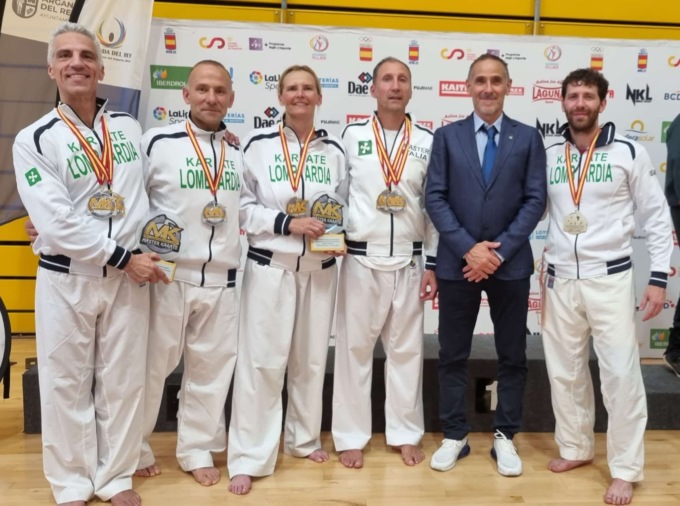 Karate, i Master in Spagna: Cornolò e altri cinque atleti per due volte sul gradino più alto del podio