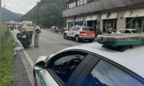 Scontro auto moto a Vestone, due persone coinvolte