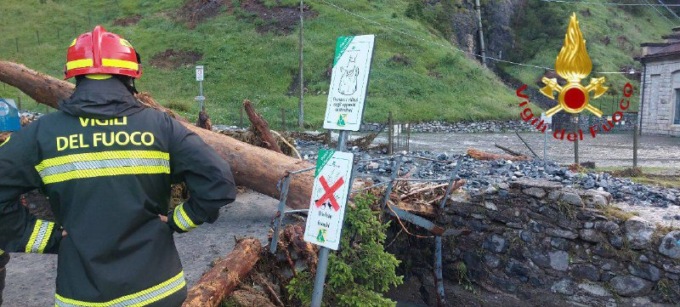 Maltempo: proseguono le operazioni dei Vigili del Fuoco a Breno, Bagolino e a Ceto