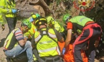 Ciclista ferito sulla ciclabile "Carolingia": pompieri e Soccorso Alpino in azione