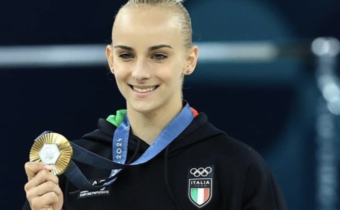 Alice D’Amato è medaglia d’oro alla trave a Parigi 2024