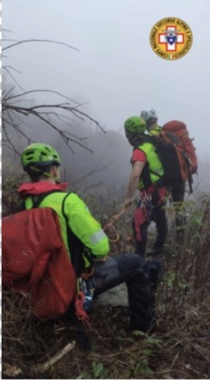 Cnsas, stazione di Valtrompia: nove interventi nel fine settimana