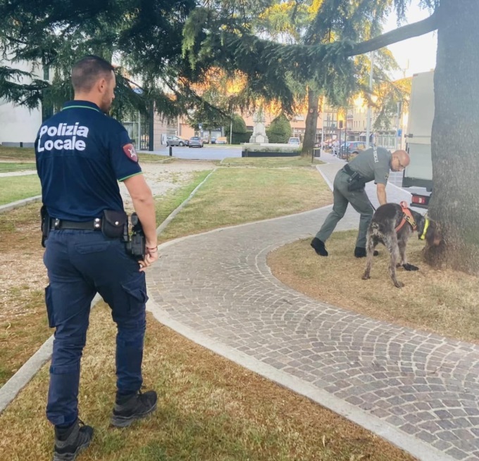 Esche sospette a Rezzato: controlli da parte della Locale e della Provinciale con il cane Sole