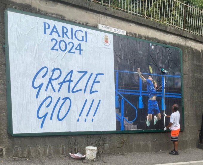 Parigi 2024, a Chiari un manifesto per dire “Grazie” a Giovanni Toti