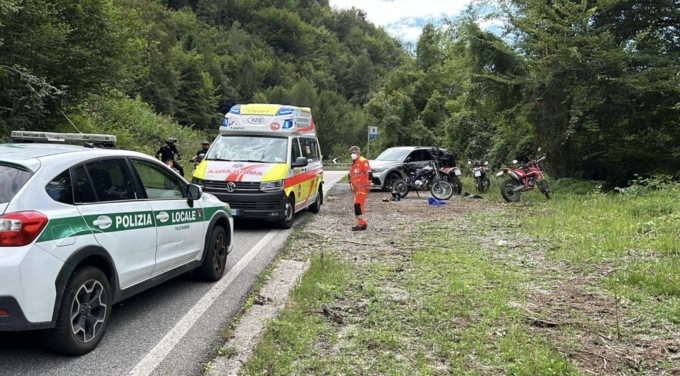 Sinistro a Capovalle, ferito un 16enne