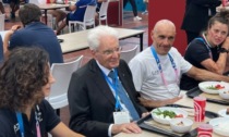 Sergio Mattarella a pranzo con gli atleti paralimpici, con loro anche Veronica Yoko Plebani