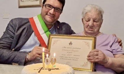 100 anni: compleanno importante per la signora Domenica