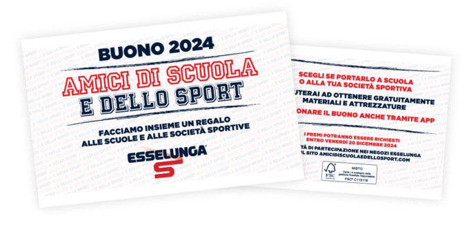 Al via anno scolastico e stagione sportiva: riparte “Amici di scuola e dello sport” di Esselunga