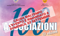 Centoassociazioni a Salò: evento rimandato causa maltempo