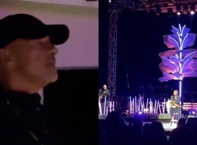Eros Ramazzotti al Vittoriale al concerto di Biagio Antonacci che canta “Adesso tu”