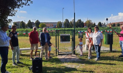 Inaugurata la nuova area sgambamento cani