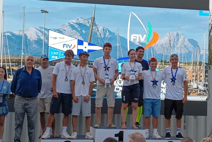 Vela: Giulia Bartolozzi e Pietro Rizzi della Canottieri Garda Salò Campioni Italiani 29er