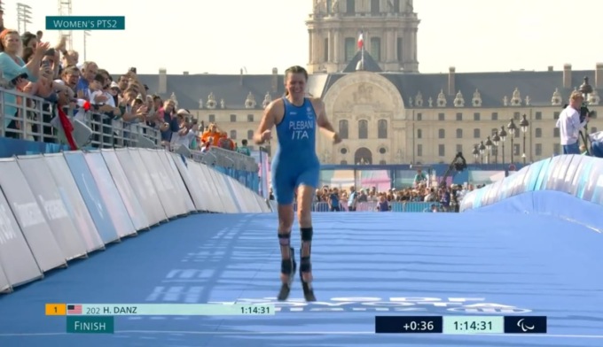 Paralimpiadi: impresa bresciana, medaglia d’argento nel Triathlon per Veronica Yoko Plebani