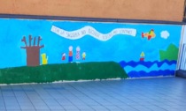 Un murales dedicato ai nonni al centro sociale di Manerba