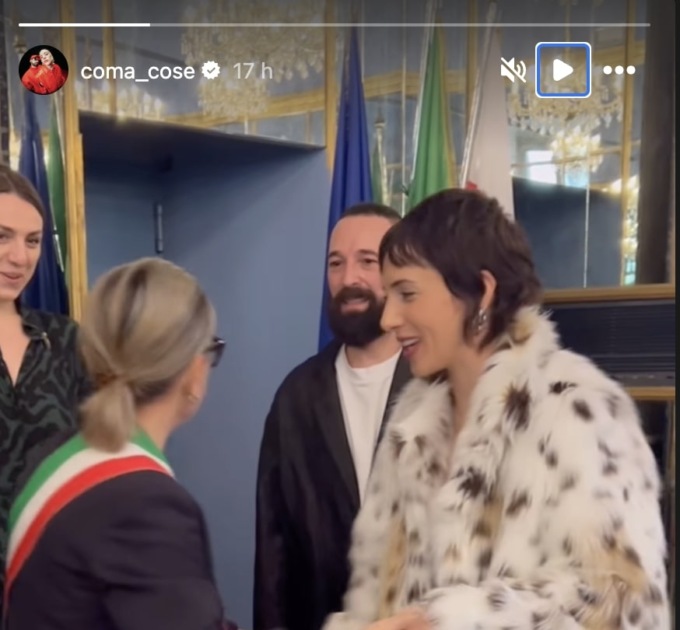 I Coma_Cose sono convolati a nozze a Palazzo Reale a Milano