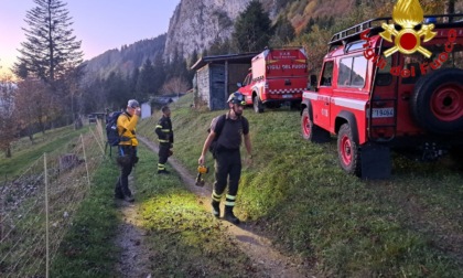 In difficoltà sulla ferrata del Corno delle Capre: l'intervento di Vigili del Fuoco e Cnsas