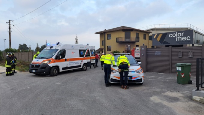 Infortunio sul lavoro a Rudiano: operaio si ustiona con l’acido solforico