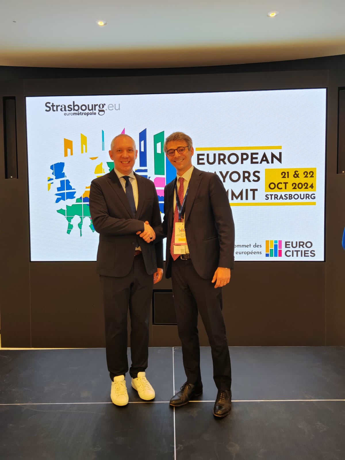 Poli a Strasburgo per l'European Mayors’ Summit 1