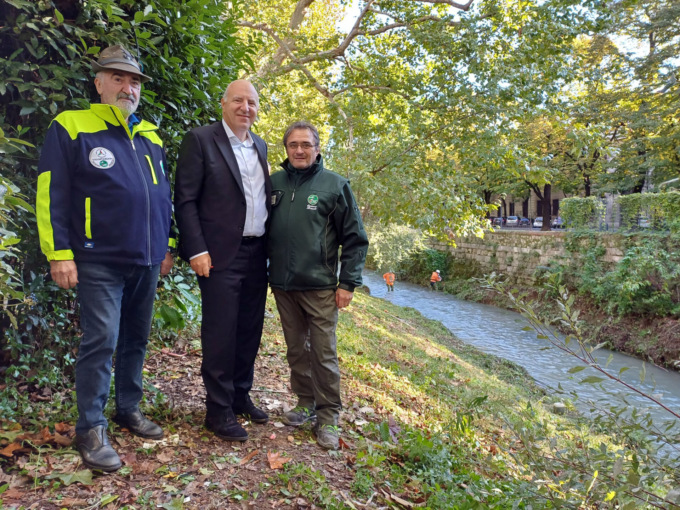 Pulizia del Garza a cura dell’Associazione Nazionale Alpini di Brescia