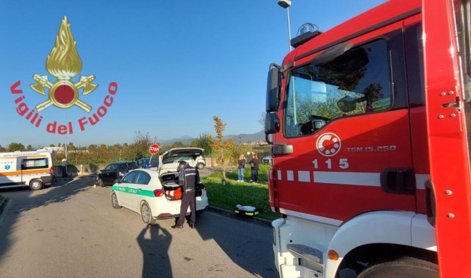 Scontro tra autovetture a Gussago: due feriti