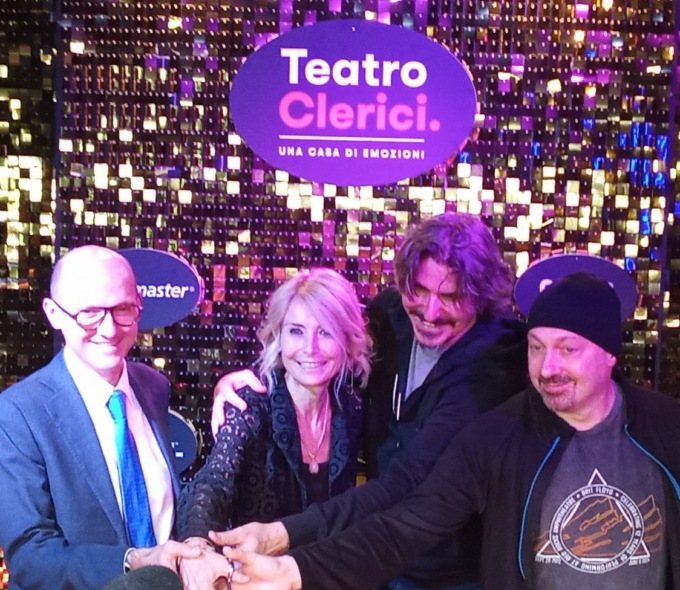 Taglio del nastro al Teatro Clerici (ex Morato)