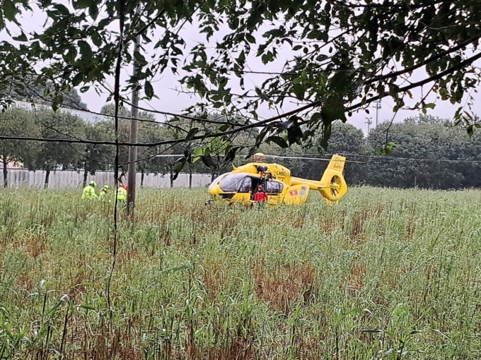 Incidente sul lavoro a Chiari, grave un 33enne
