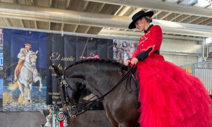 Che eleganza! L'amazzone Stroppa brilla alla fiere equestre di Verona