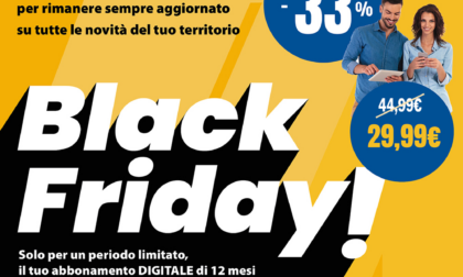 Abbonati all'edizione digitale di ChiariWeek, ManerbioWeek, MontichiariWeek e GardaWeek: sconto del 33%