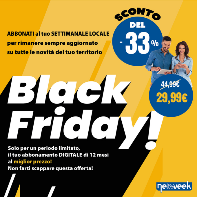 Abbonati all’edizione digitale di ChiariWeek, ManerbioWeek, MontichiariWeek e GardaWeek: sconto del 33%