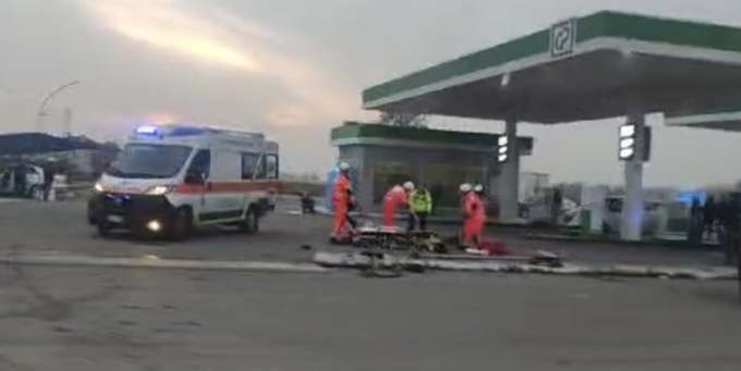 Brutta caduta dalla moto per un ragazzo di 18 anni, paura a Orzinuovi