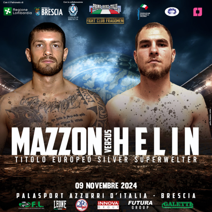 Campionato Europeo Silver Pesi Super Welter in scena sabato a Brescia