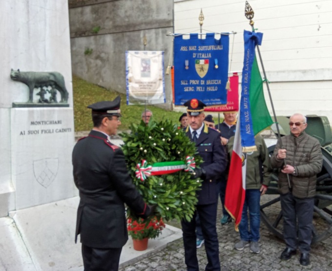 IV Novembre: anche Montichiari rende onore