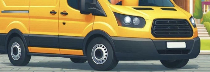 Il corriere si dimentica di tirare il freno a mano: ritrova il furgone a penzoloni sul torrente