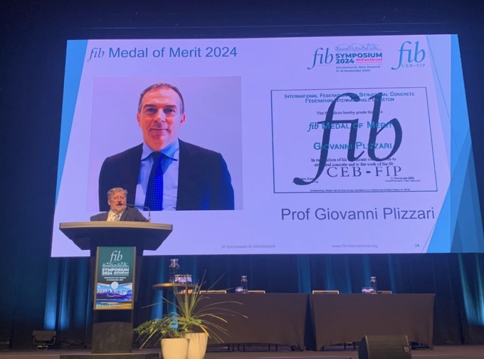 La prestigiosa fib Medal al professor Giovanni Plizzari dell’Unibs