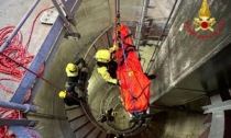 Metropolitana di Brescia: in un pozzo le esercitazioni degli operatori Speleo Alpino Fluviali