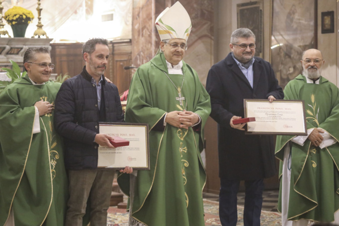 Lanzi e Zanoni insigniti della carica di Cavalieri di San Silvestro Papa