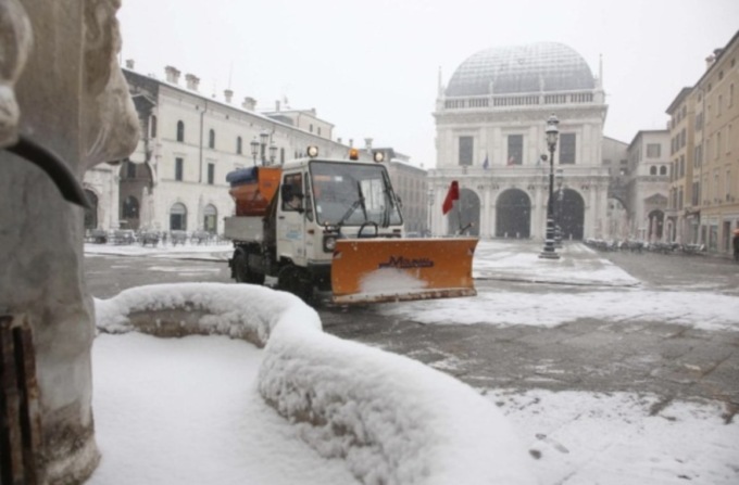 Provincia di Brescia: scatta il piano neve