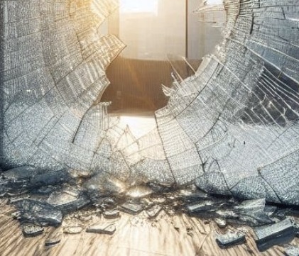 Rompe la vetrata del ristorante con un tombino e ruba il denaro lasciato in cassa